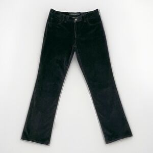 Calvin Klein Jeans Bootcut Cords Women's 8 Black Corduroy Pants